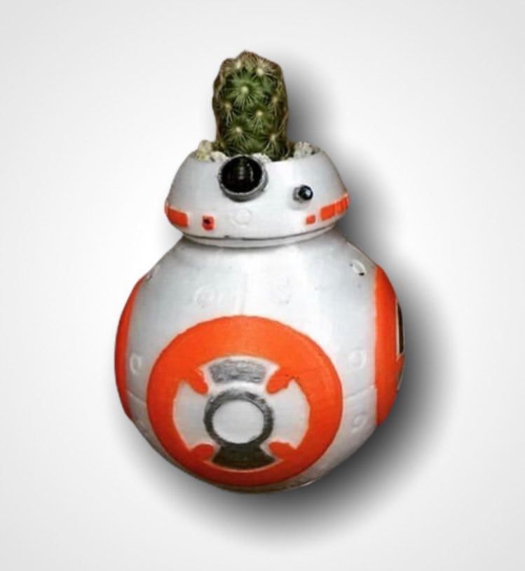 Maceta BB8              10 cm de alto         (No incluye planta)